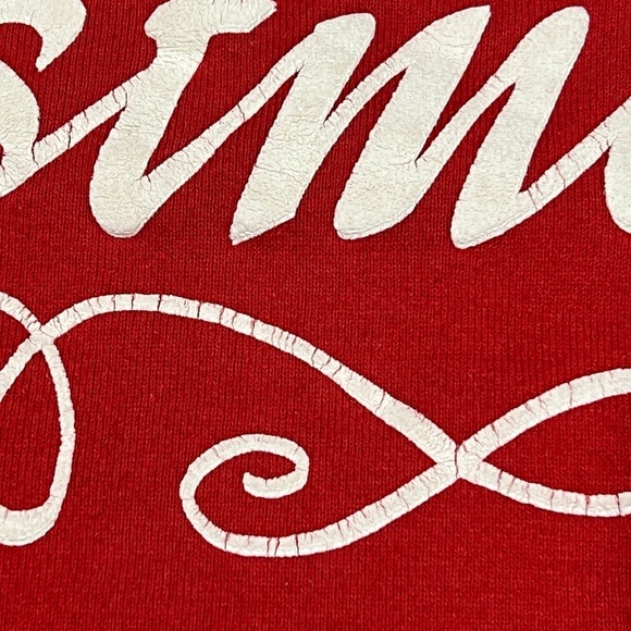 Vintage 1980s Merry Christmas Ugly Sweater Party Sweatshirt - Picture 3 of 3